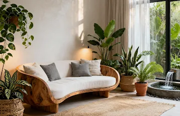Biophilic Living Room Ideas 2025: 15 Plant-Powered Designs for Enhanced Wellness